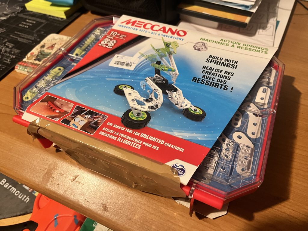 Find: Meccano Inventor’s Kit – Springs